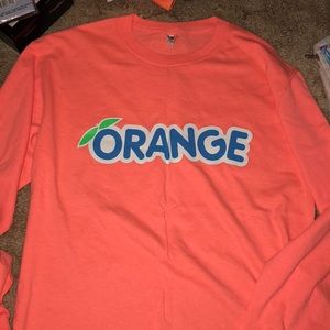 Stingrays Orange long sleeve t shirt